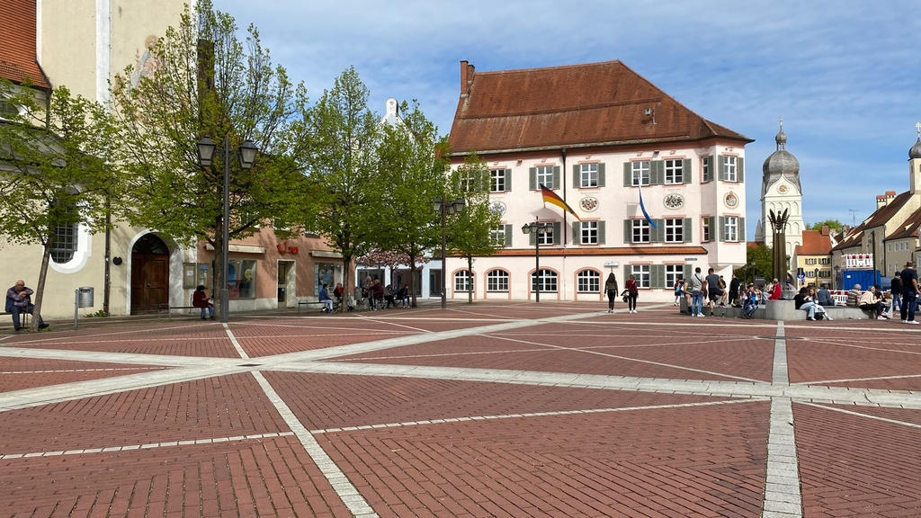 Blick auf den Schrannenplatz