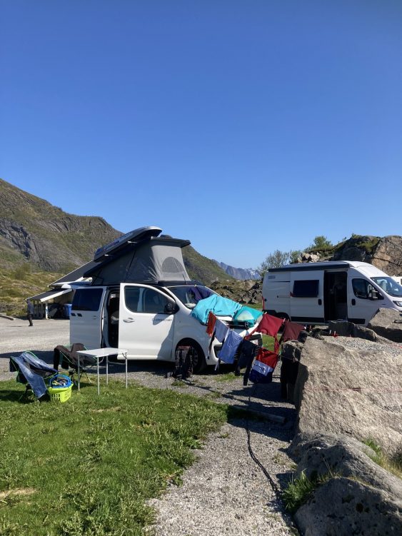 Campingplatz Moskenes Lofoten