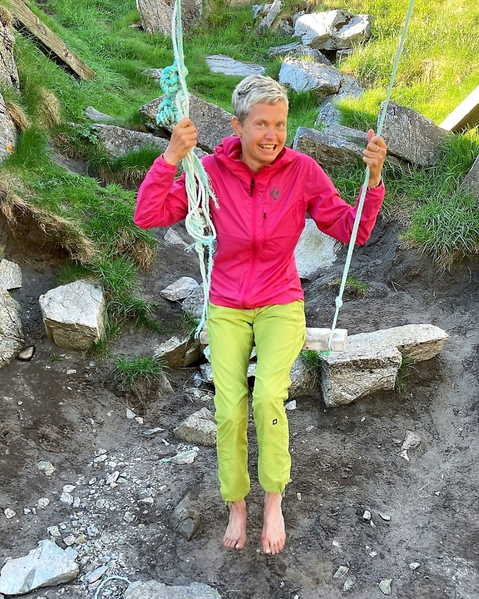 Mareike auf der Schaukel